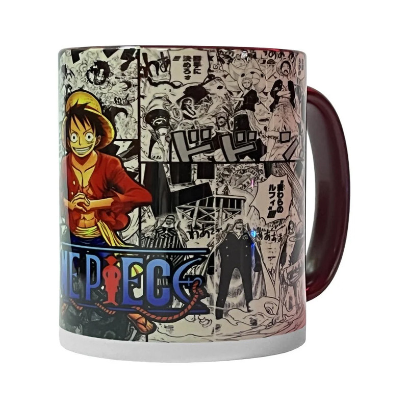 One Piece: Luffy Nikka Gear 5 Mug - Burgundy - كأس